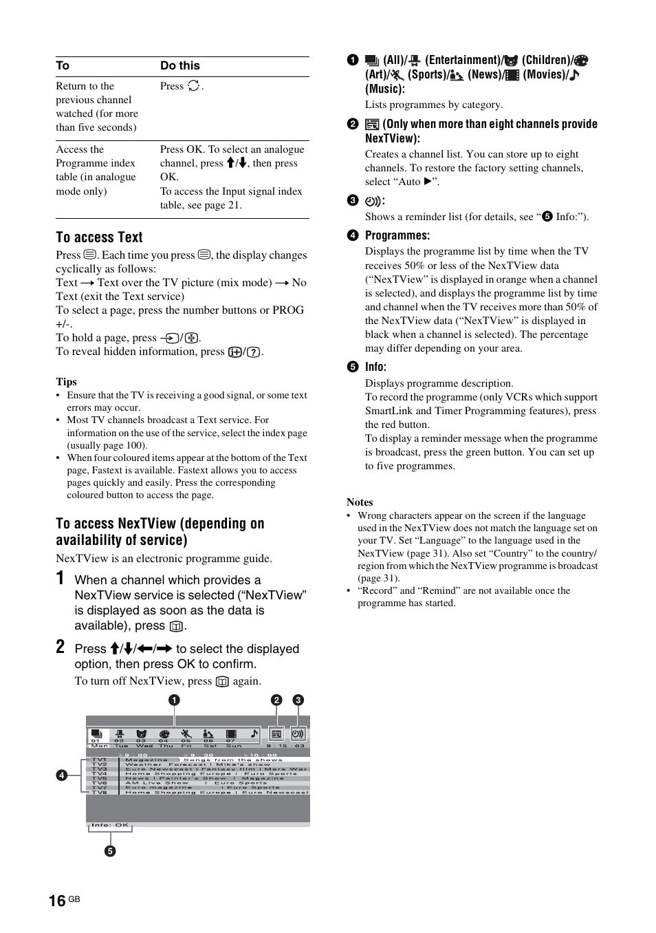 Sony KDL-W40A11E User Manual | Page 16 / 192