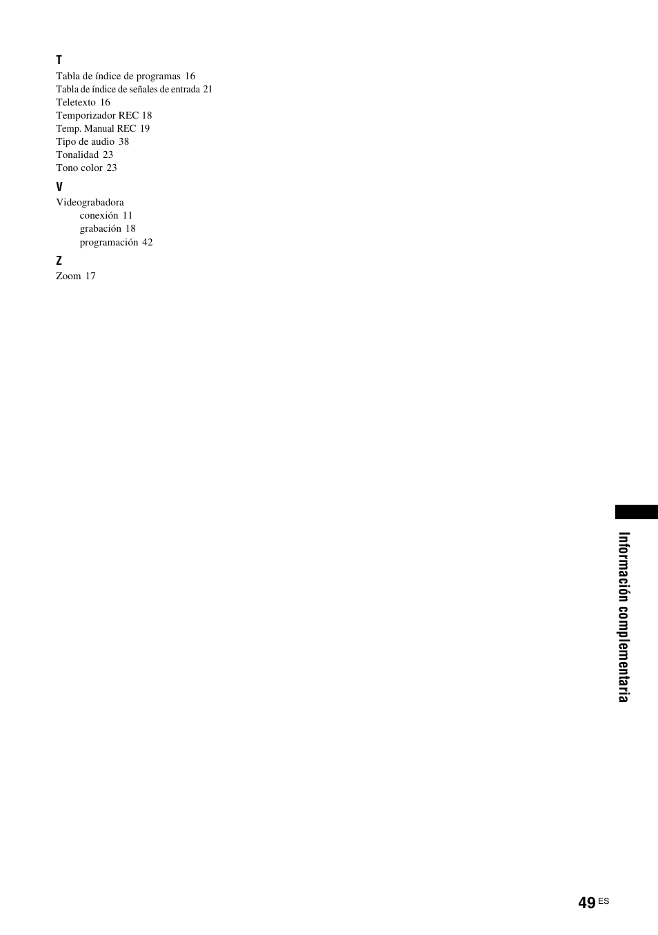 Sony KDL-W40A11E User Manual | Page 191 / 192