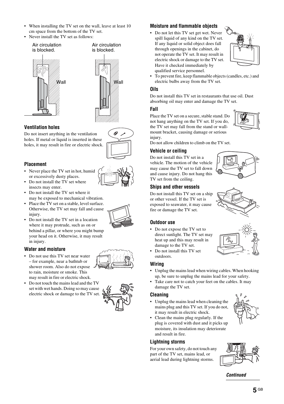 Sony KDL-W40A11E User Manual | Page 5 / 192