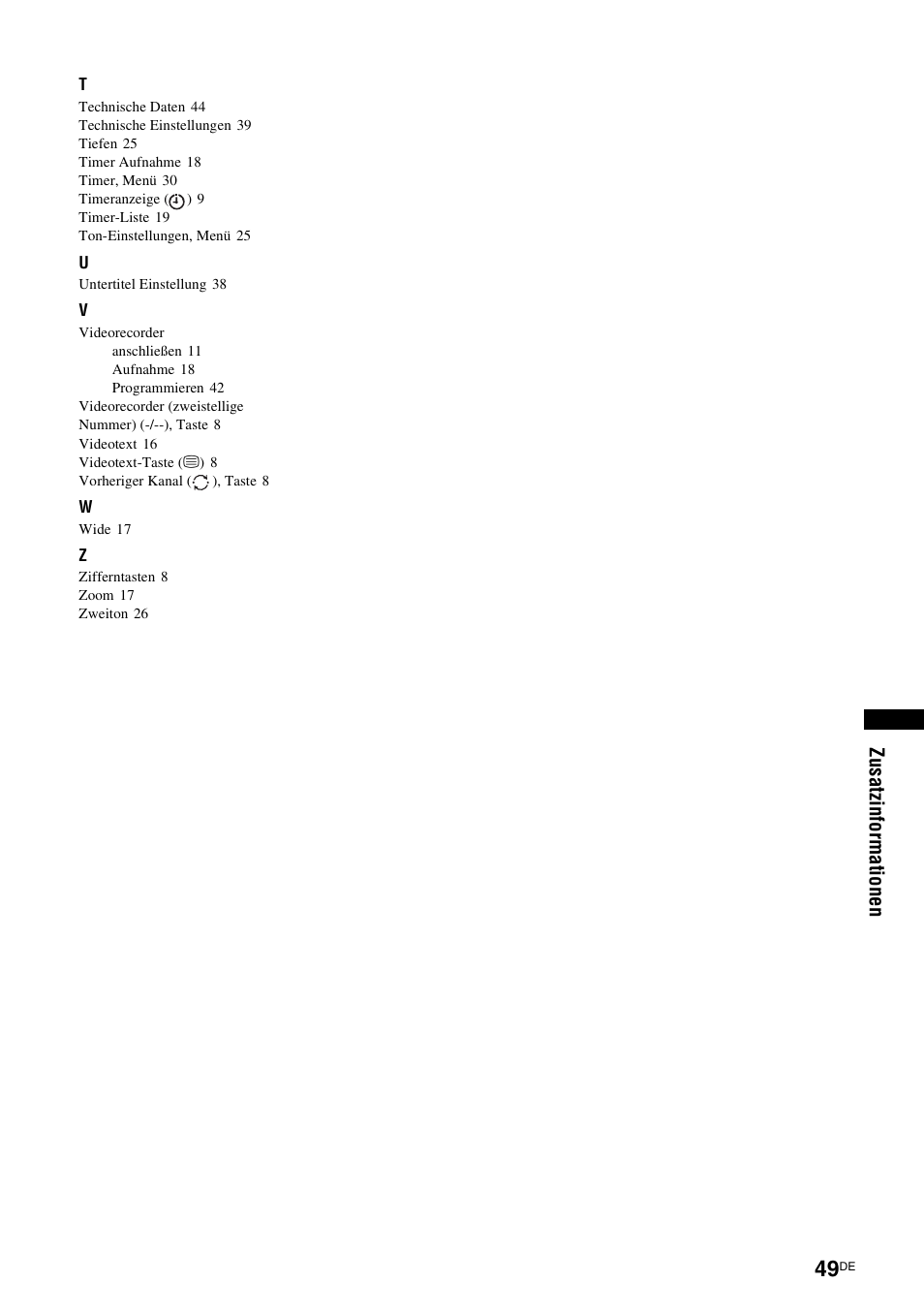 Sony KDL-W40A11E User Manual | Page 95 / 192