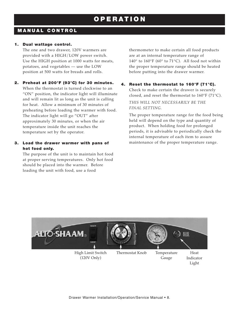 Alto-Shaam 500-2D User Manual | Page 10 / 33
