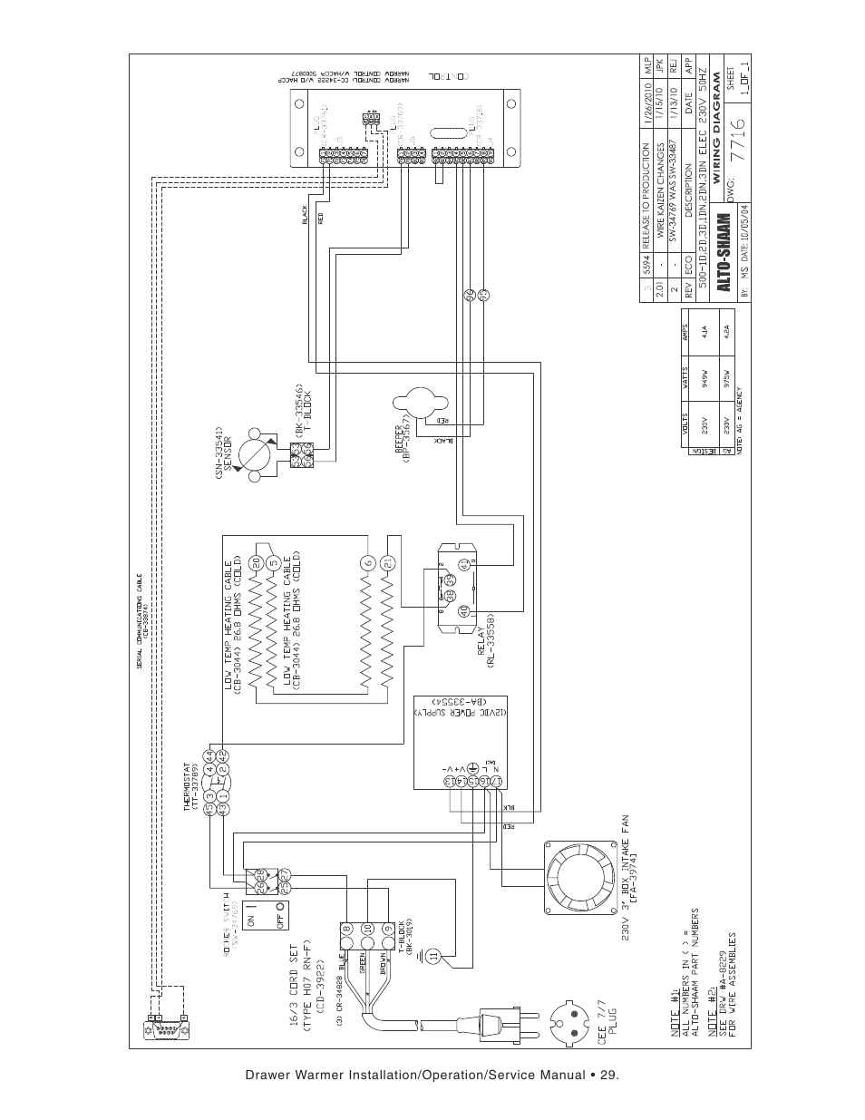 Alto-Shaam 500-2D User Manual | Page 31 / 33