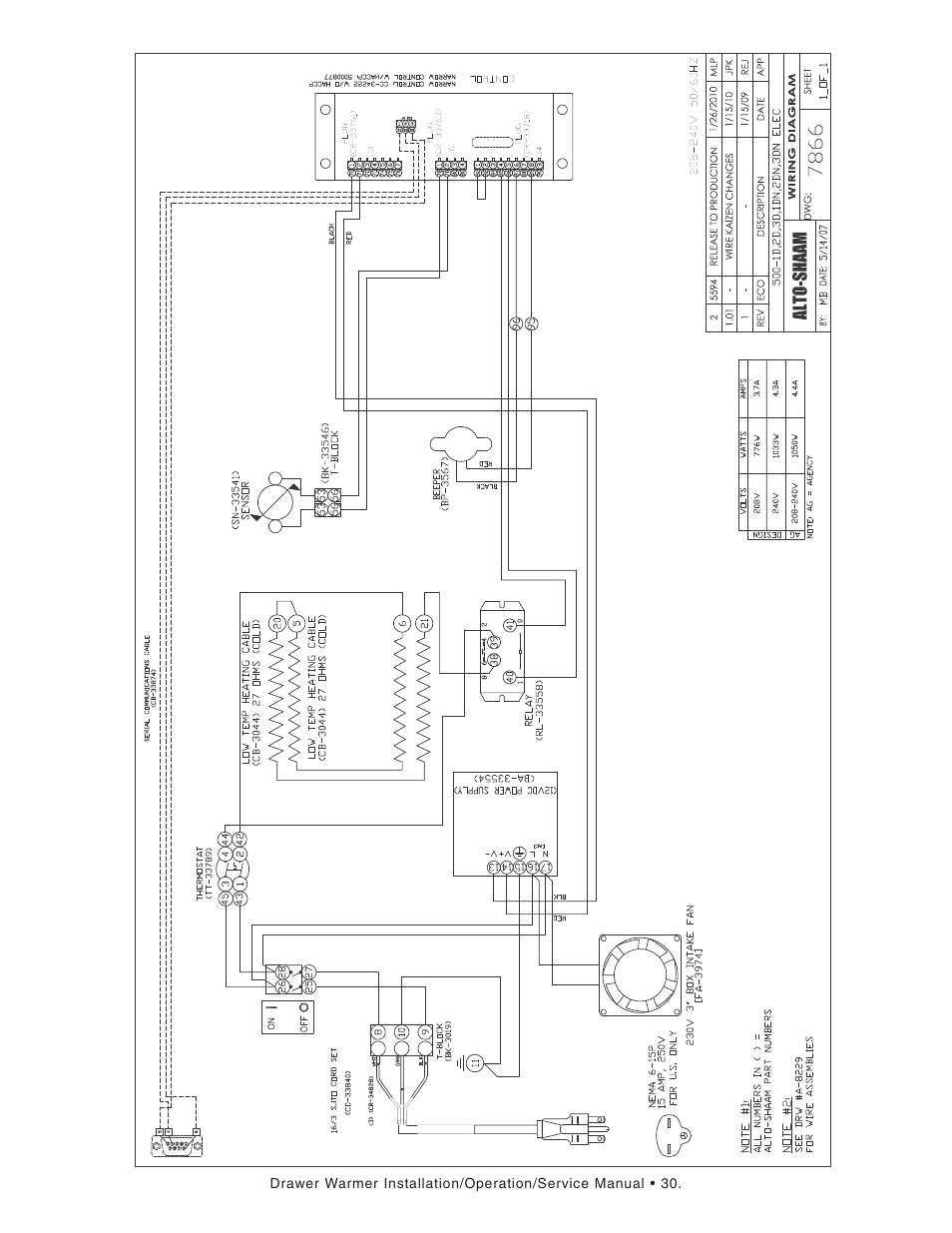Alto-Shaam 500-2D User Manual | Page 32 / 33