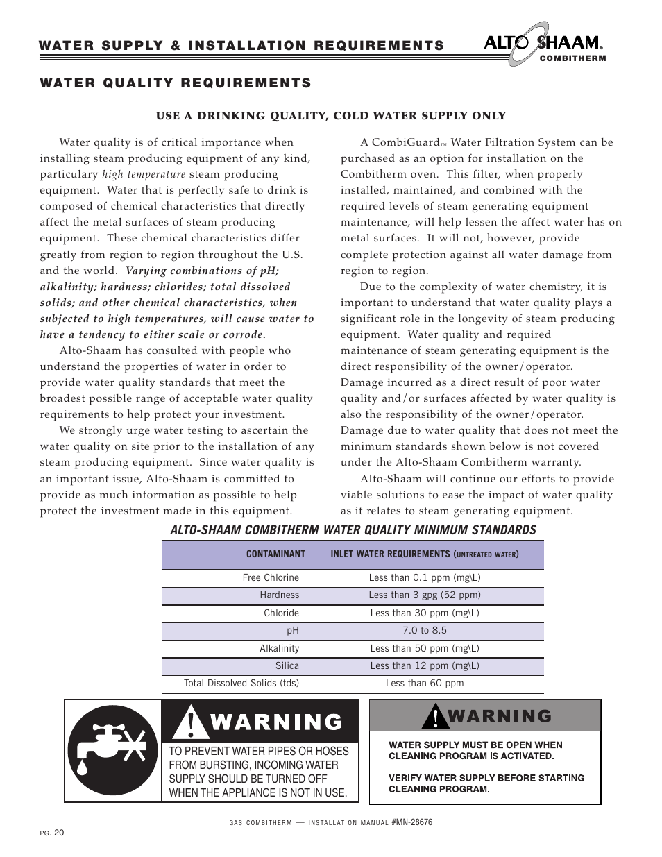 Alto-Shaam 10.20ESG User Manual | Page 22 / 32