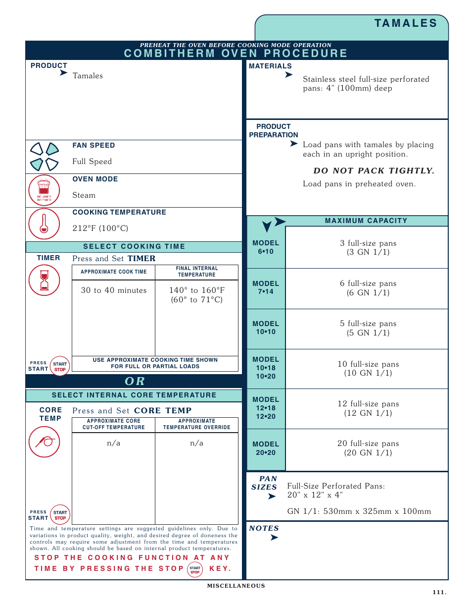 Alto-Shaam COMBITHERM 1020 User Manual | Page 114 / 135