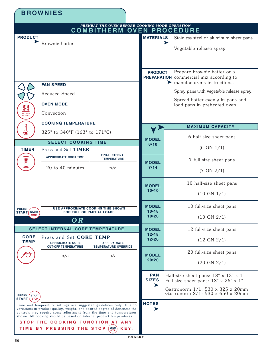 Alto-Shaam COMBITHERM 1020 User Manual | Page 53 / 135