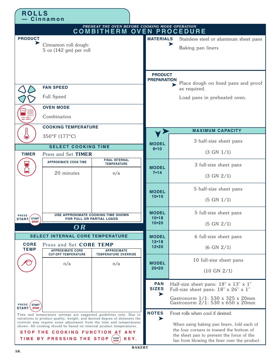 Alto-Shaam COMBITHERM 1020 User Manual | Page 61 / 135