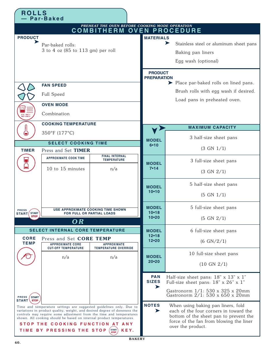 Alto-Shaam COMBITHERM 1020 User Manual | Page 63 / 135
