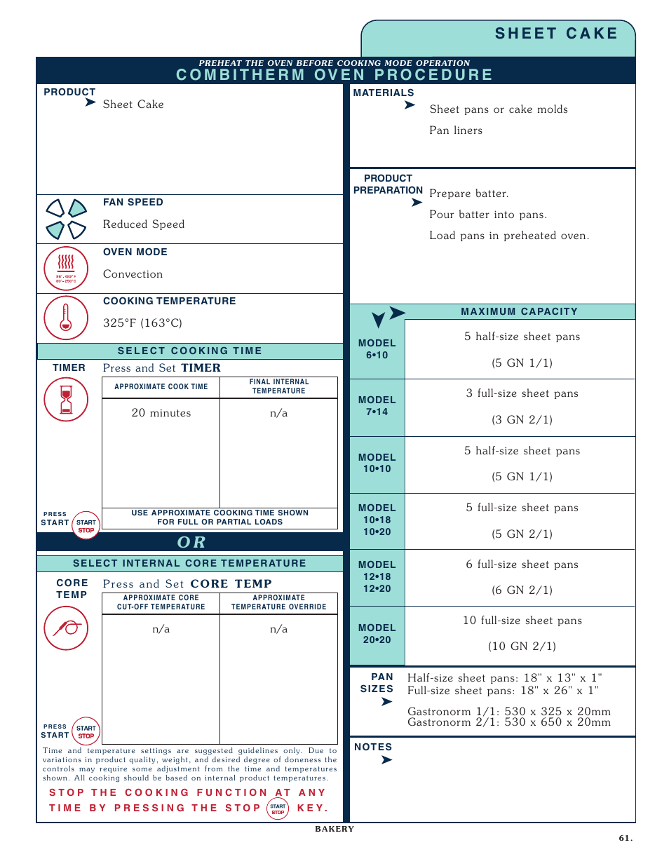 Alto-Shaam COMBITHERM 1020 User Manual | Page 64 / 135