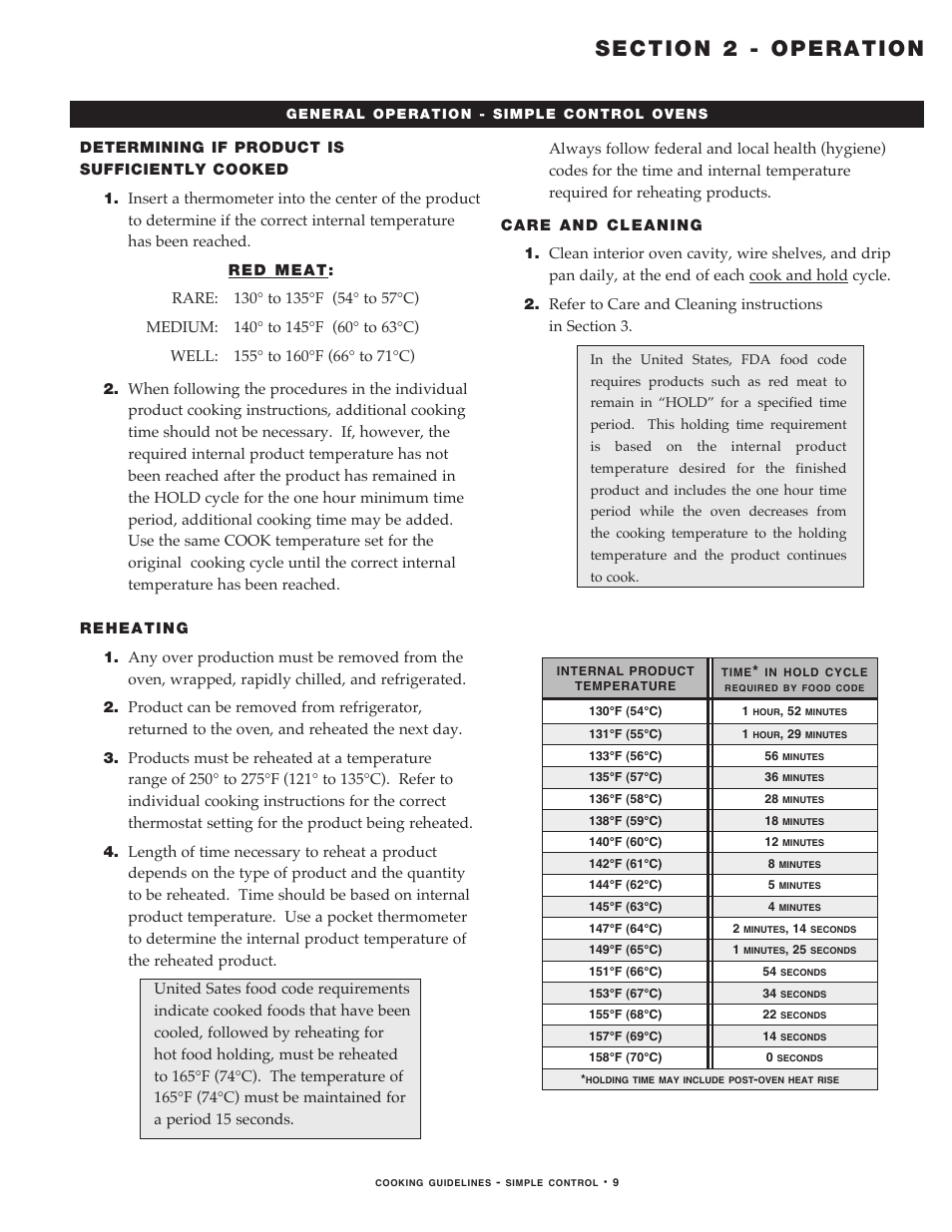 Alto-Shaam MN-29491 User Manual | Page 11 / 48