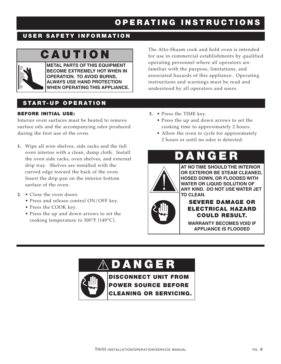 Alto-Shaam 1200-TH/III User Manual | Page 10 / 32