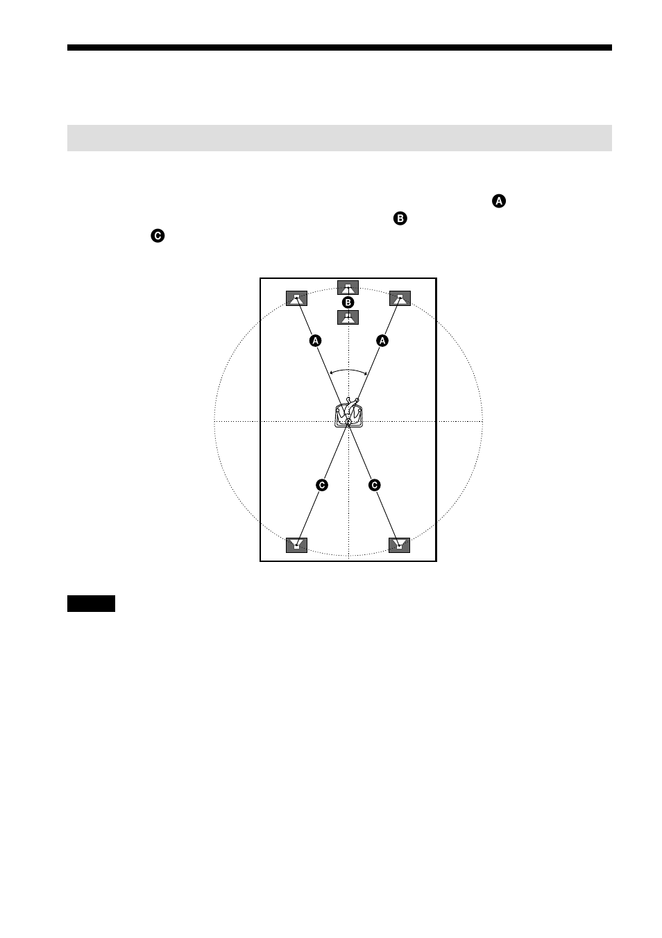 Speaker setup | Sony HT-BE1 User Manual | Page 12 / 112