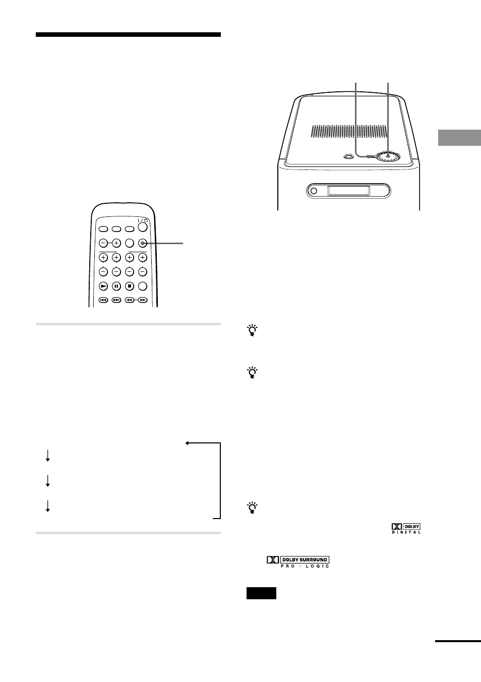 Selecting the sound field | Sony HT-BE1 User Manual | Page 17 / 112