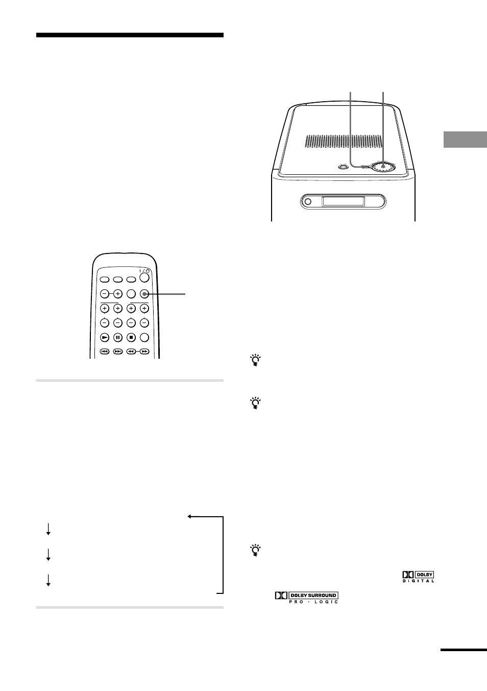 Sélection du champ sonore | Sony HT-BE1 User Manual | Page 45 / 112