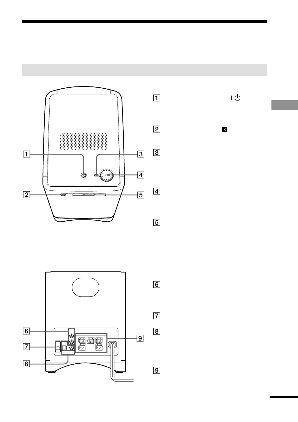 Lage und funktion der teile und bedienelemente, Weitere inf ormationen, Tiefsttonlautsprecher | Sony HT-BE1 User Manual | Page 83 / 112