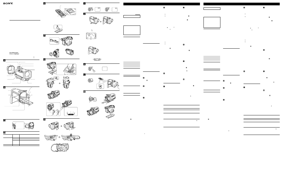 Sony SPK-DVF4 User Manual | 2 pages