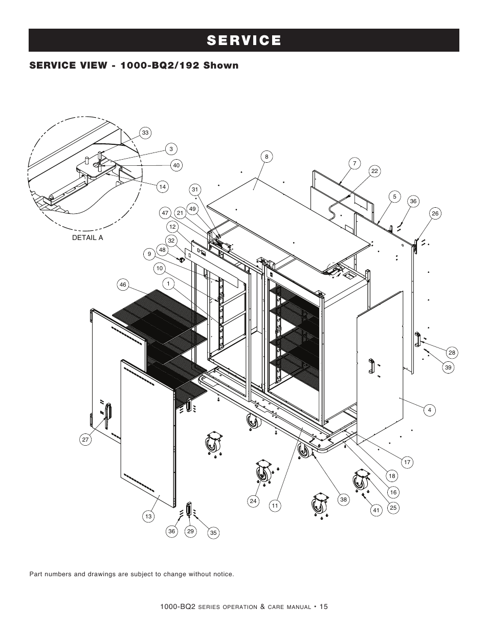 Alto-Shaam 1000-BQ2/128 User Manual | Page 17 / 29