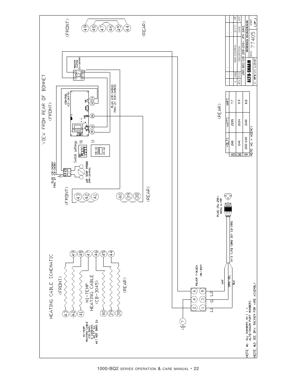 Alto-Shaam 1000-BQ2/128 User Manual | Page 24 / 29