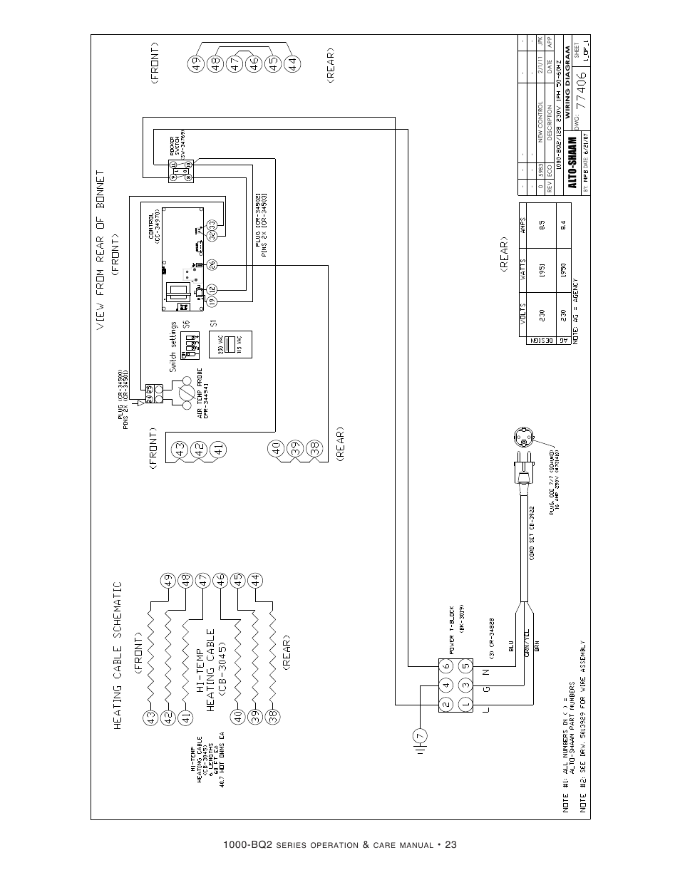Alto-Shaam 1000-BQ2/128 User Manual | Page 25 / 29