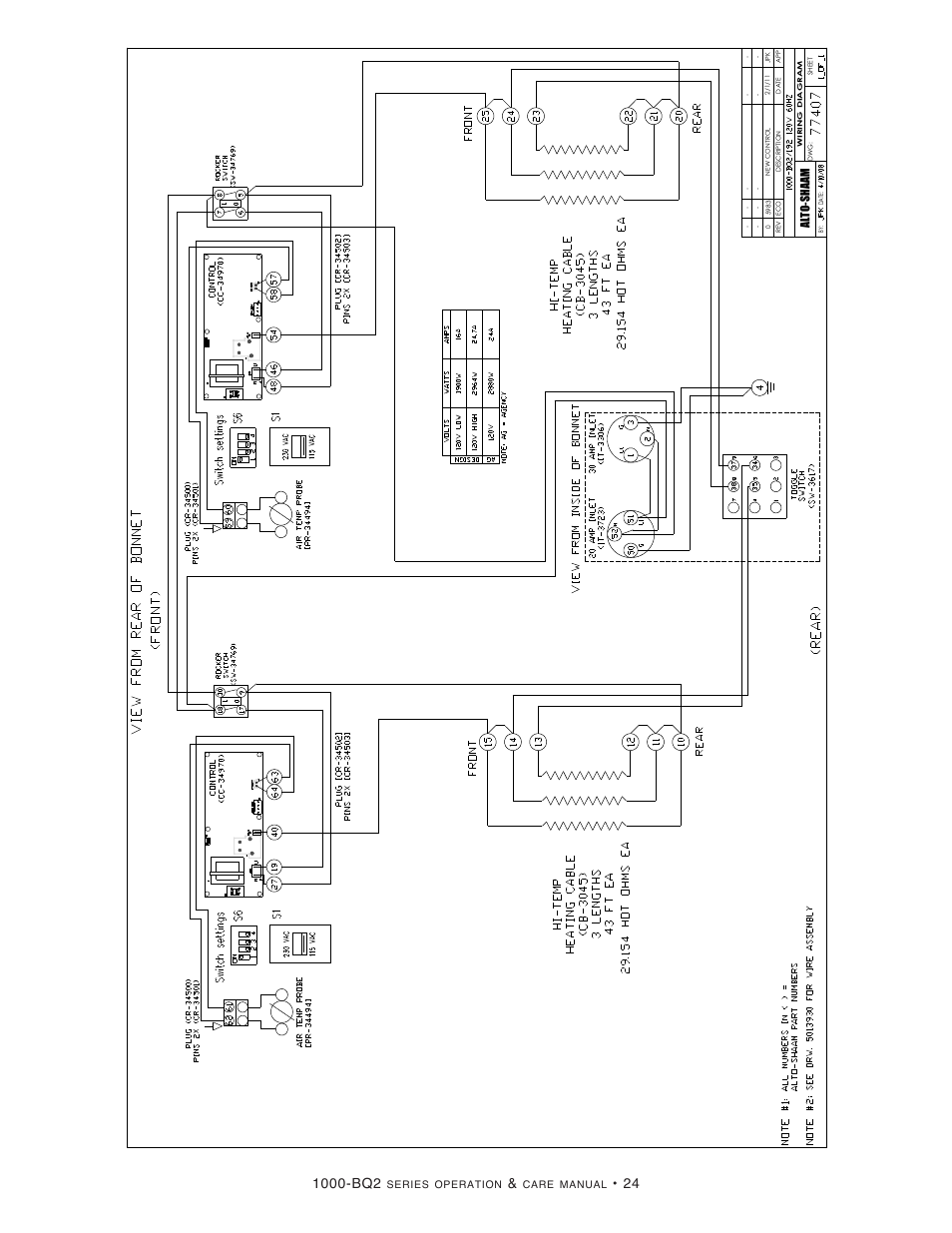 Alto-Shaam 1000-BQ2/128 User Manual | Page 26 / 29