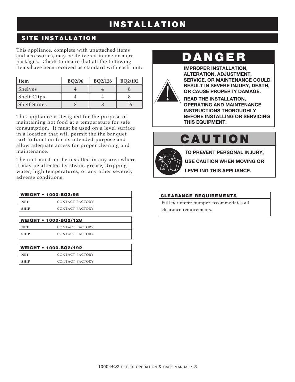 Alto-Shaam 1000-BQ2/128 User Manual | Page 5 / 29