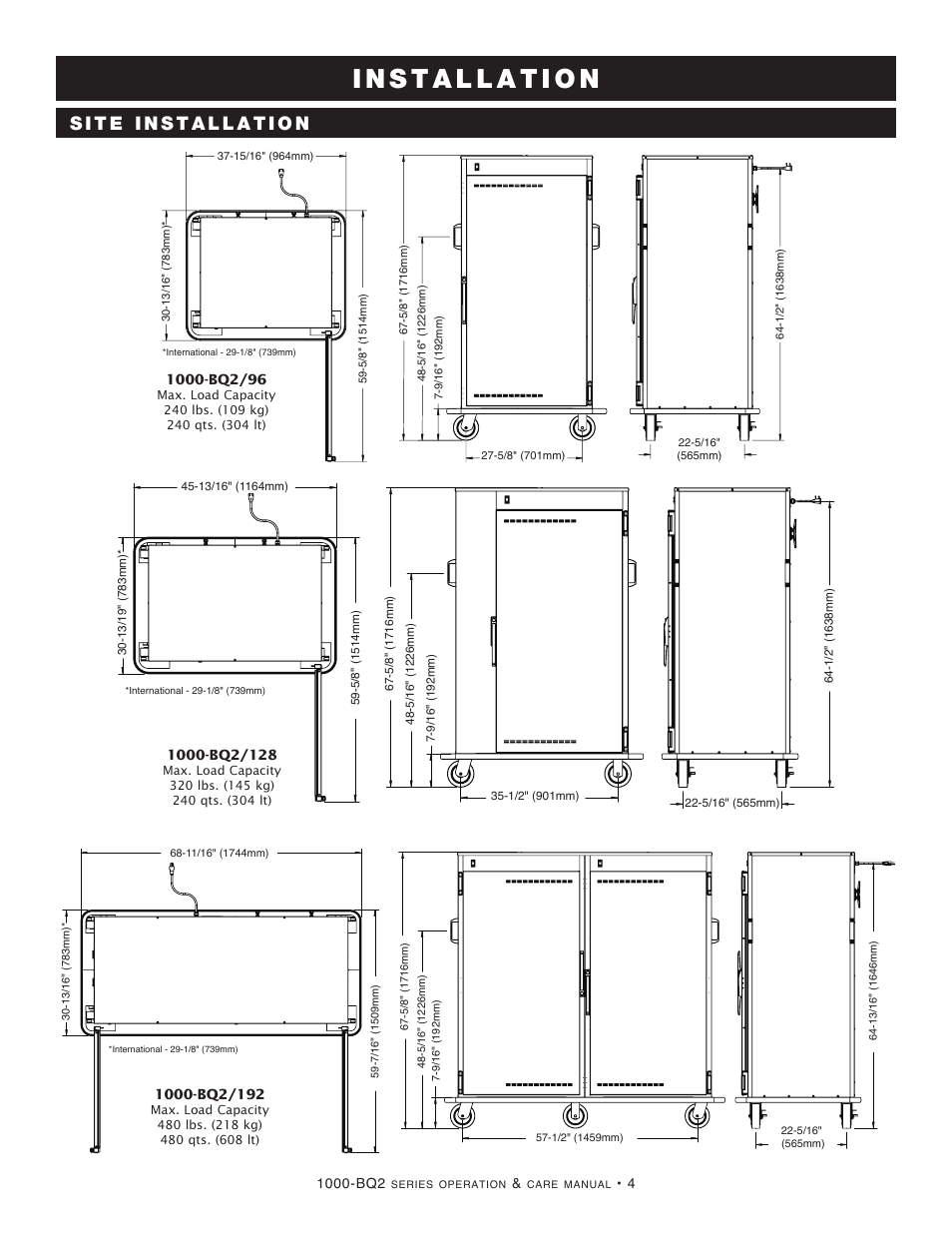 Alto-Shaam 1000-BQ2/128 User Manual | Page 6 / 29