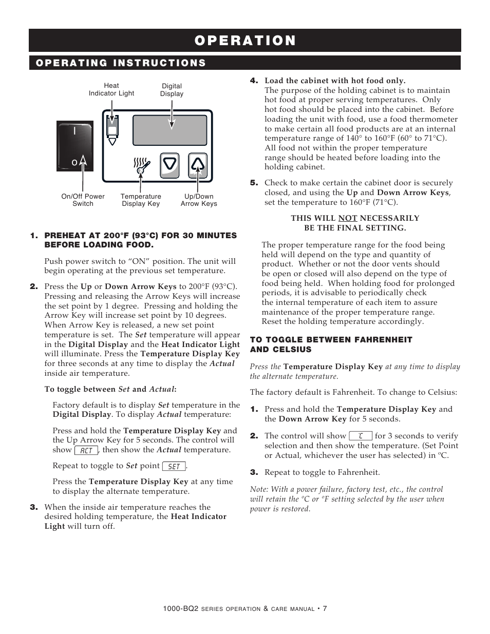 Alto-Shaam 1000-BQ2/128 User Manual | Page 9 / 29