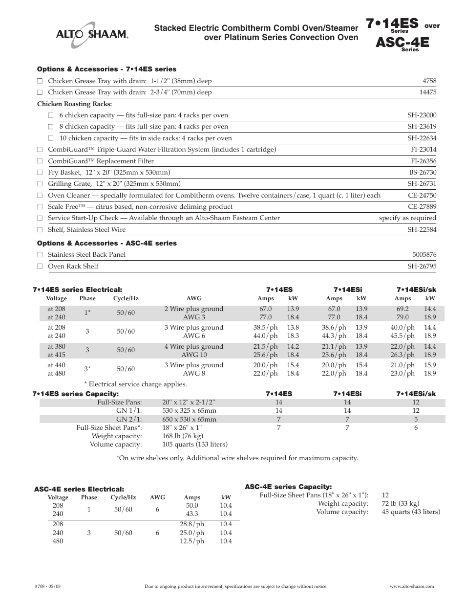 7•14es, Asc-4e | Alto-Shaam 7.14ES over User Manual | Page 3 / 4