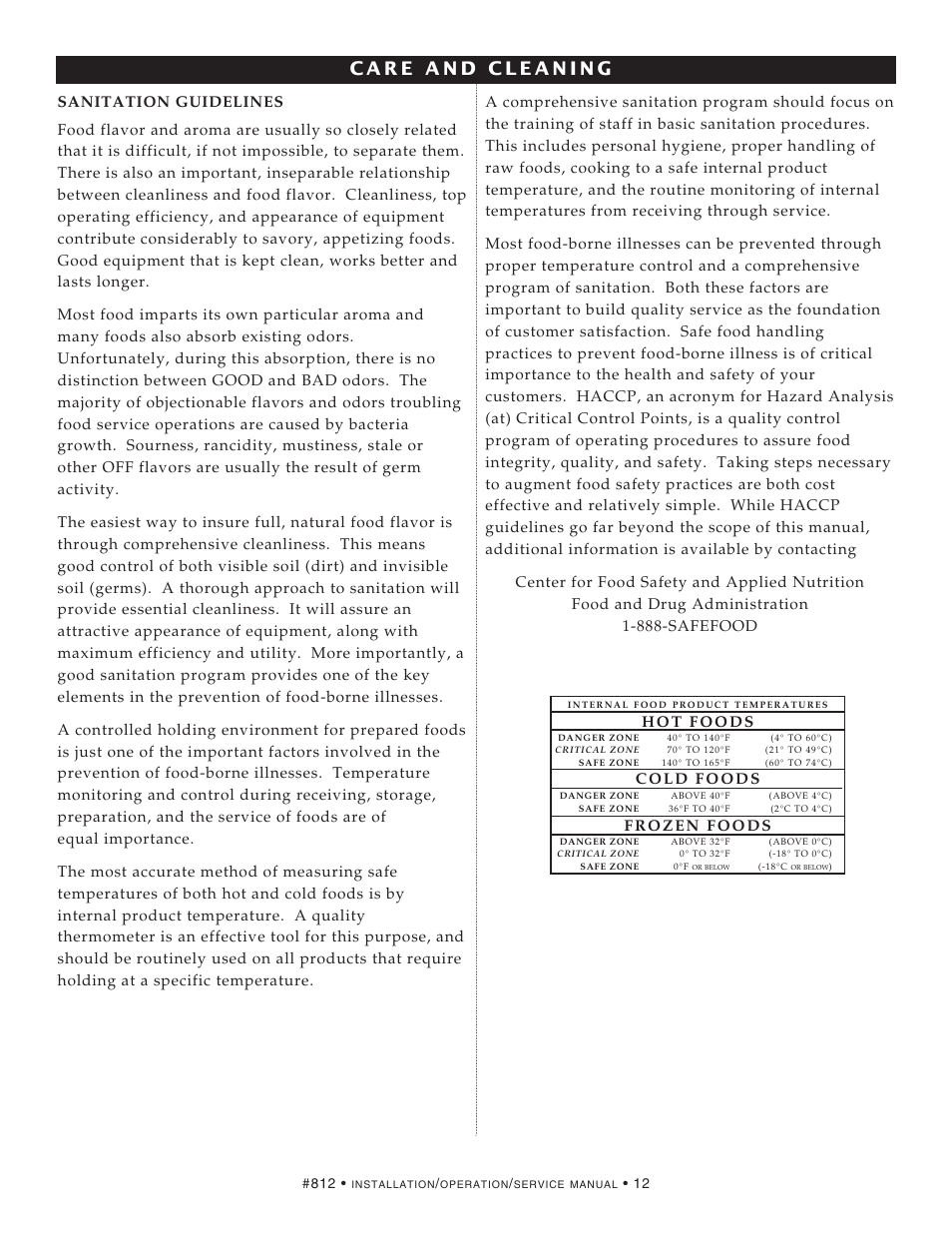 Alto-Shaam AS-250 User Manual | Page 14 / 21
