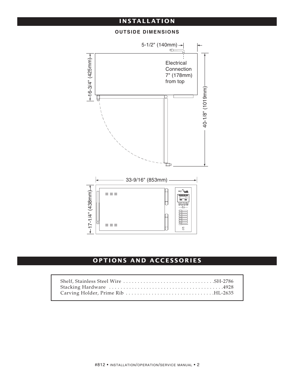 Alto-Shaam AS-250 User Manual | Page 4 / 21