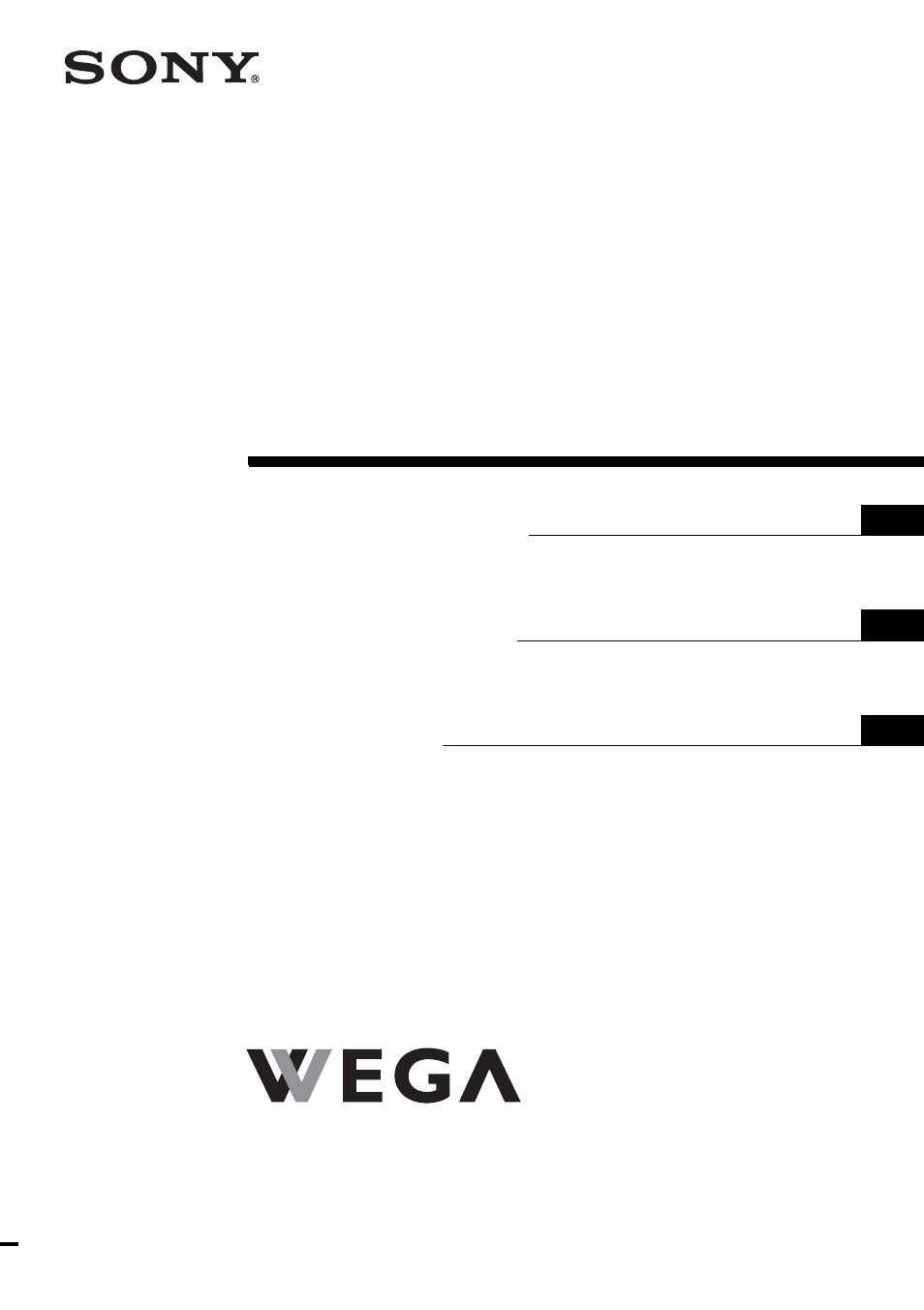 Sony KLV-15SR1 User Manual | 88 pages