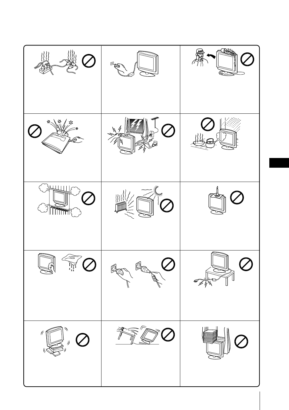 Safety information | Sony KLV-15SR1 User Manual | Page 3 / 88