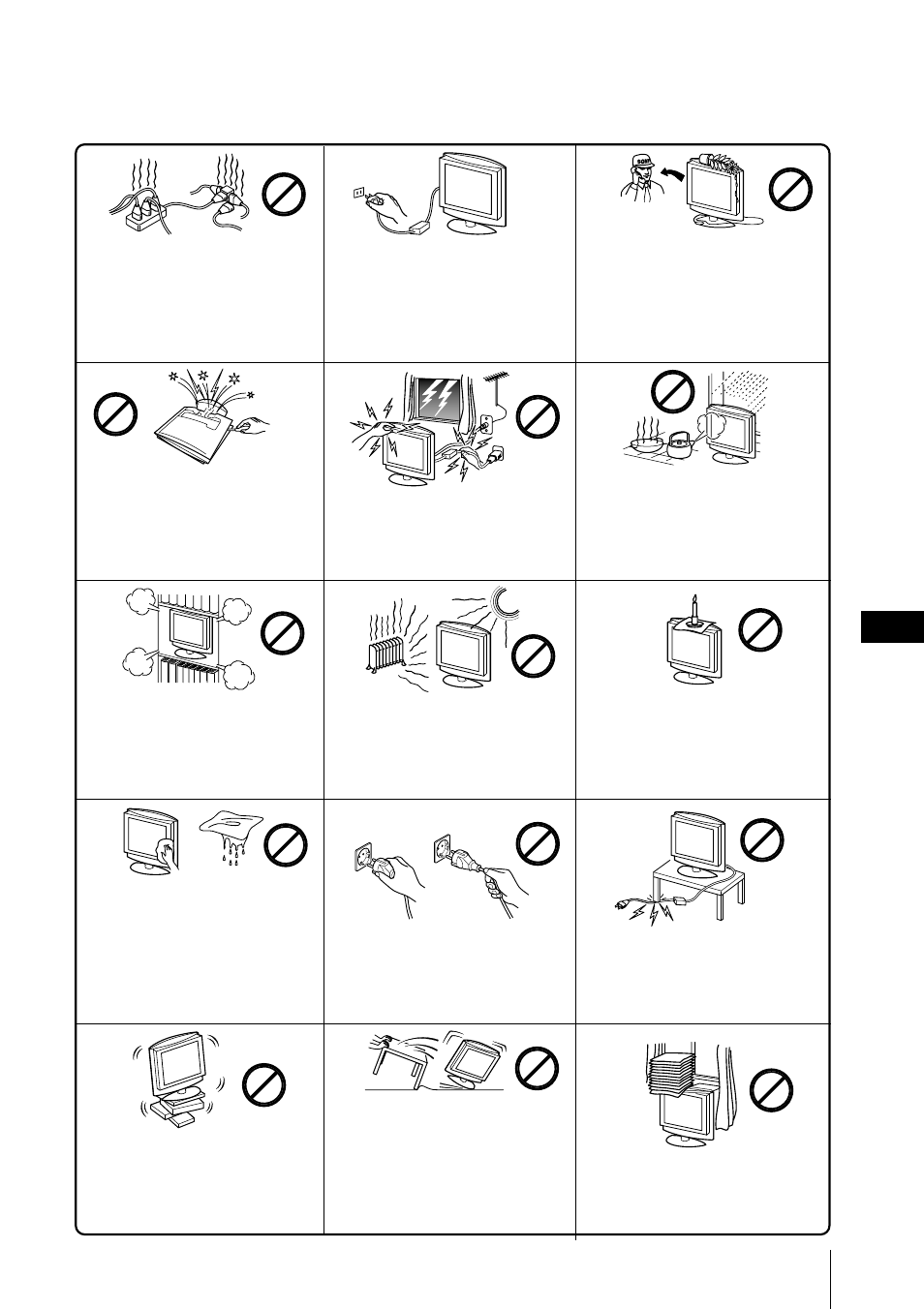 Sicherheitsinformationen | Sony KLV-15SR1 User Manual | Page 33 / 88