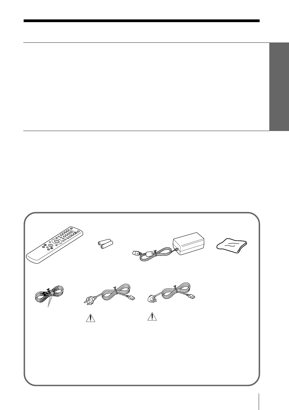 Sony KLV-15SR1 User Manual | Page 5 / 88