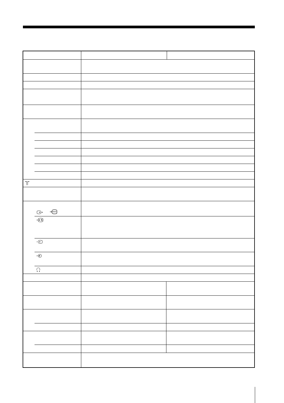 Technische daten | Sony KLV-15SR1 User Manual | Page 59 / 88