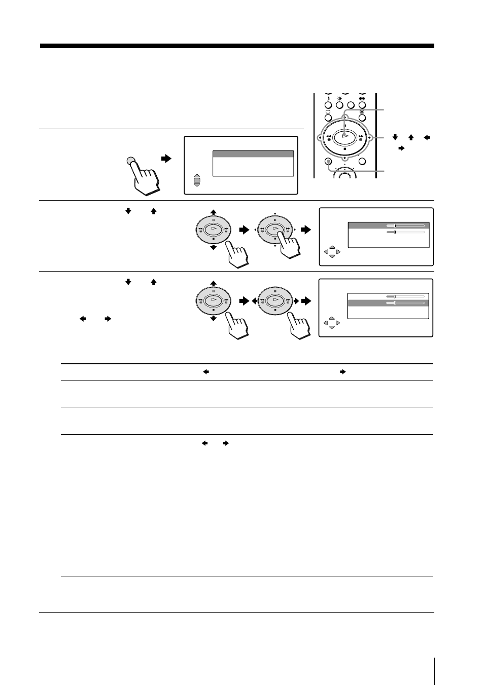 Ajustement du réglage “son, Pour revenir à l’affichage normal, Appuyez sur menu | Ok v / v / b / b menu | Sony KLV-15SR1 User Manual | Page 77 / 88