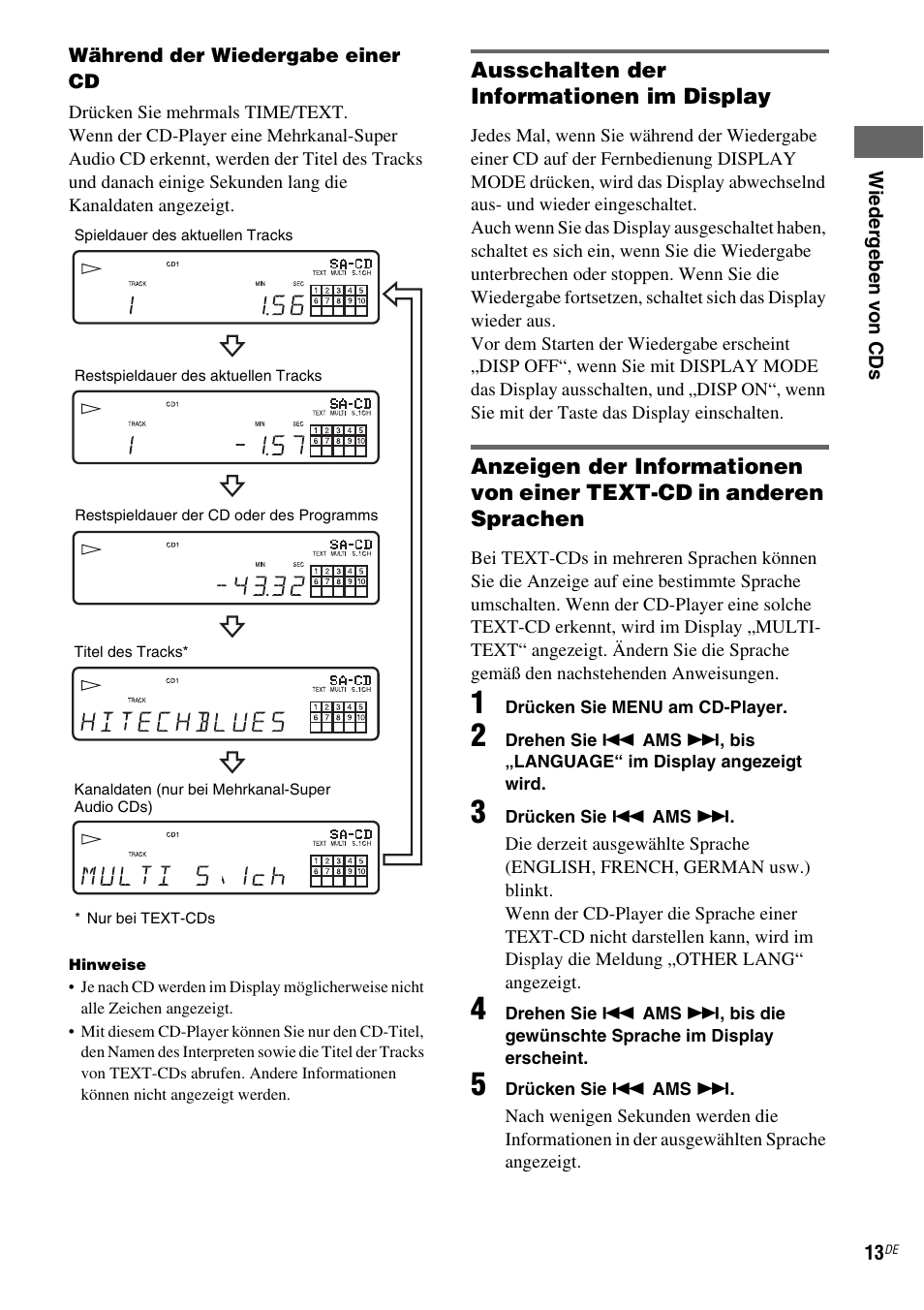 Sony SCD-XA1200ES User Manual | Page 63 / 104