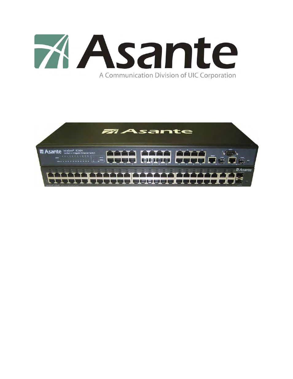 Asante Technologies 3624/48 User Manual | 145 pages