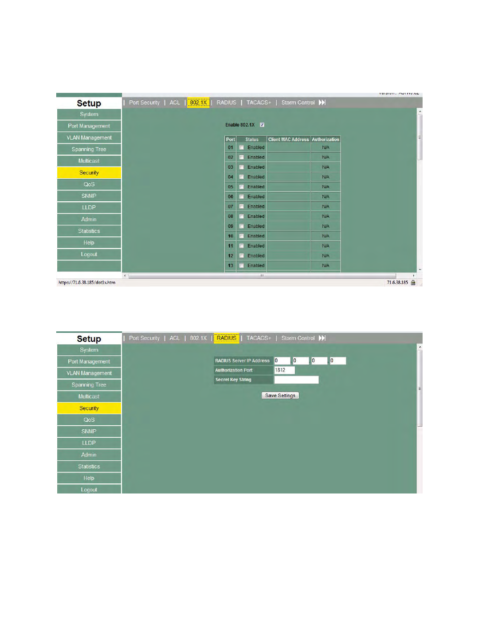 Radius | Asante Technologies 3624/48 User Manual | Page 81 / 145
