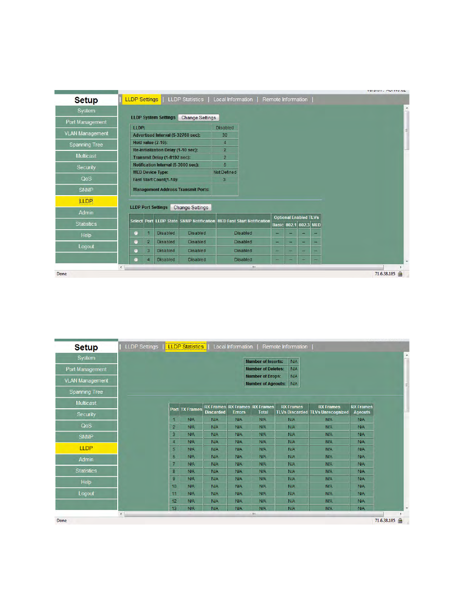 10 lldp | Asante Technologies 3624/48 User Manual | Page 91 / 145