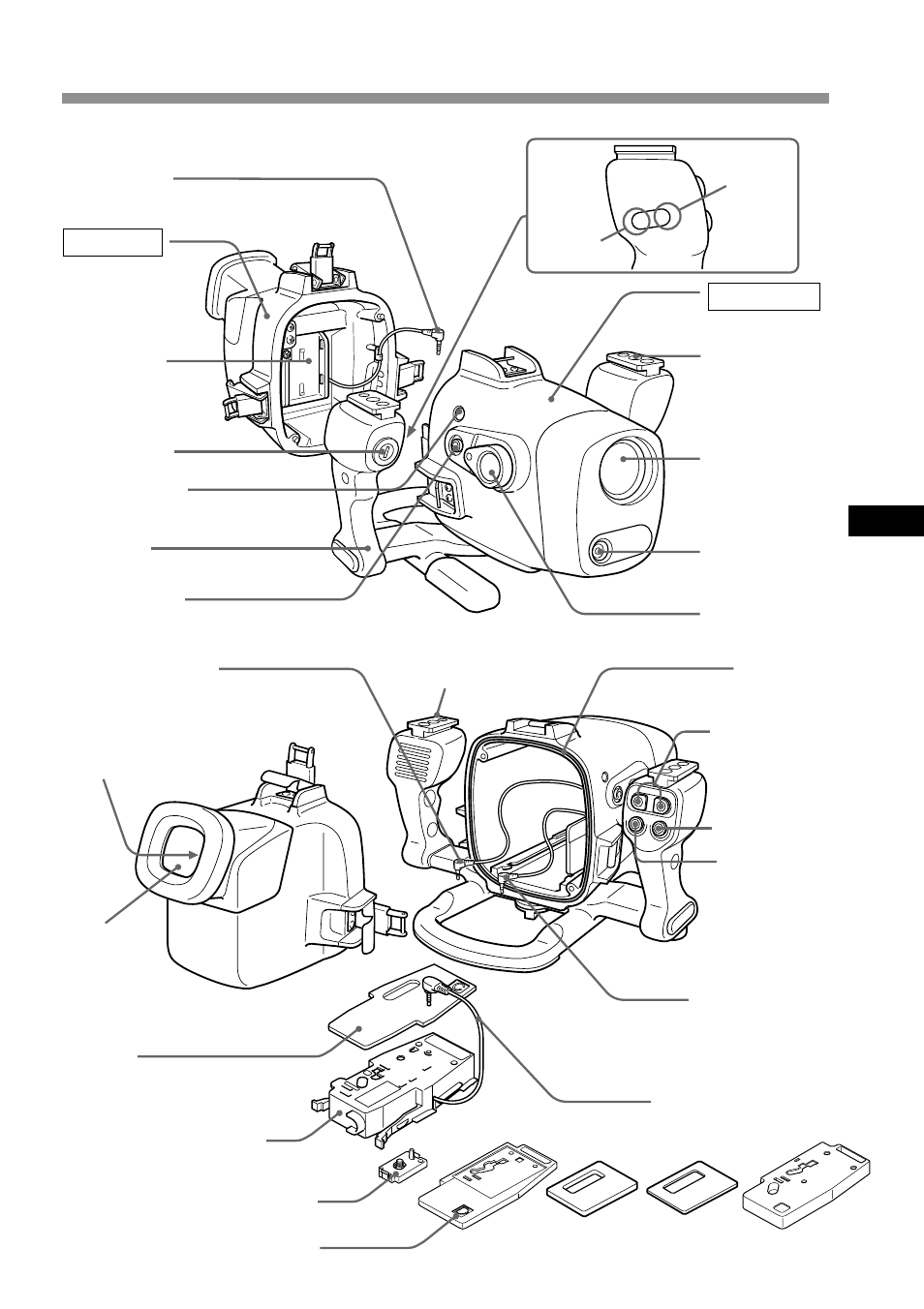 Identifying parts and controls | Sony MPK-DVF5M User Manual | Page 27 / 112