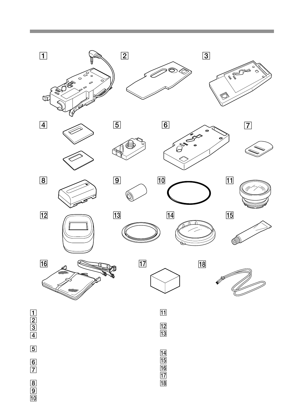 Mitgeliefertes zubehör | Sony MPK-DVF5M User Manual | Page 84 / 112
