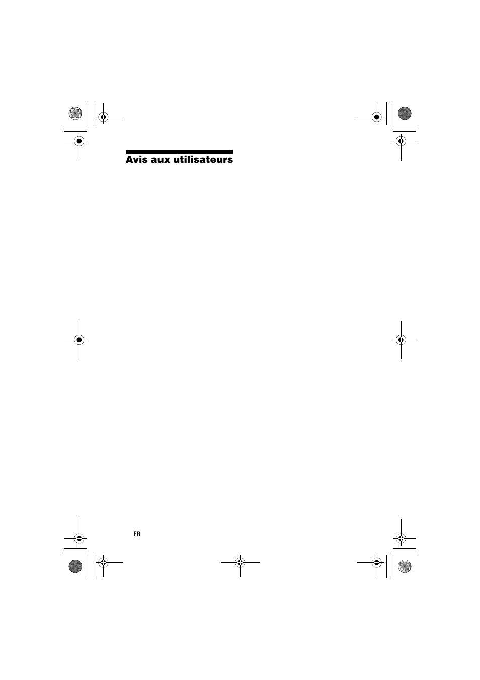 Avis aux utilisateurs | Sony MVC-CD1000 User Manual | Page 2 / 32