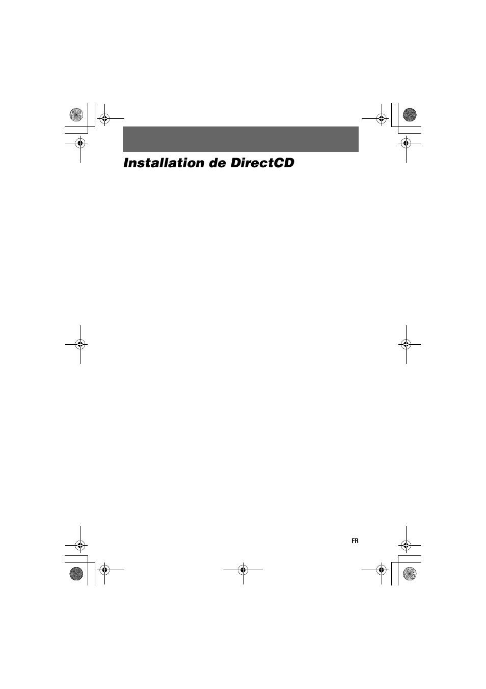 Installation de directcd | Sony MVC-CD1000 User Manual | Page 5 / 32