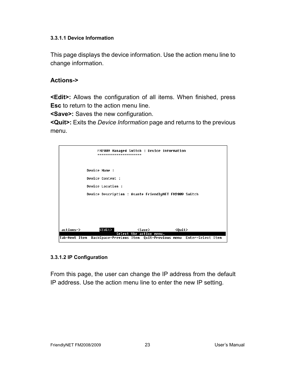 Asante Technologies FM2008/2009 User Manual | Page 23 / 86