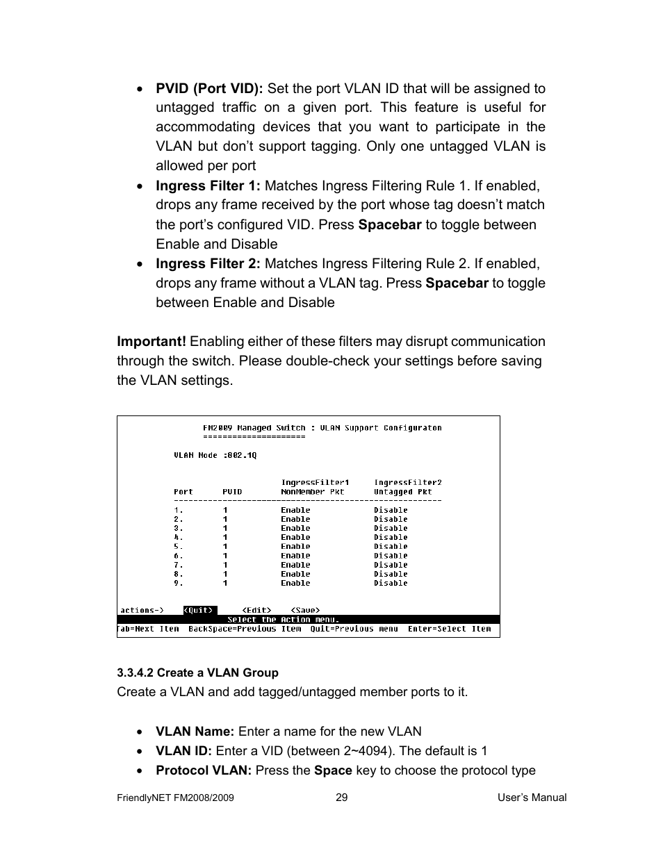 Asante Technologies FM2008/2009 User Manual | Page 29 / 86