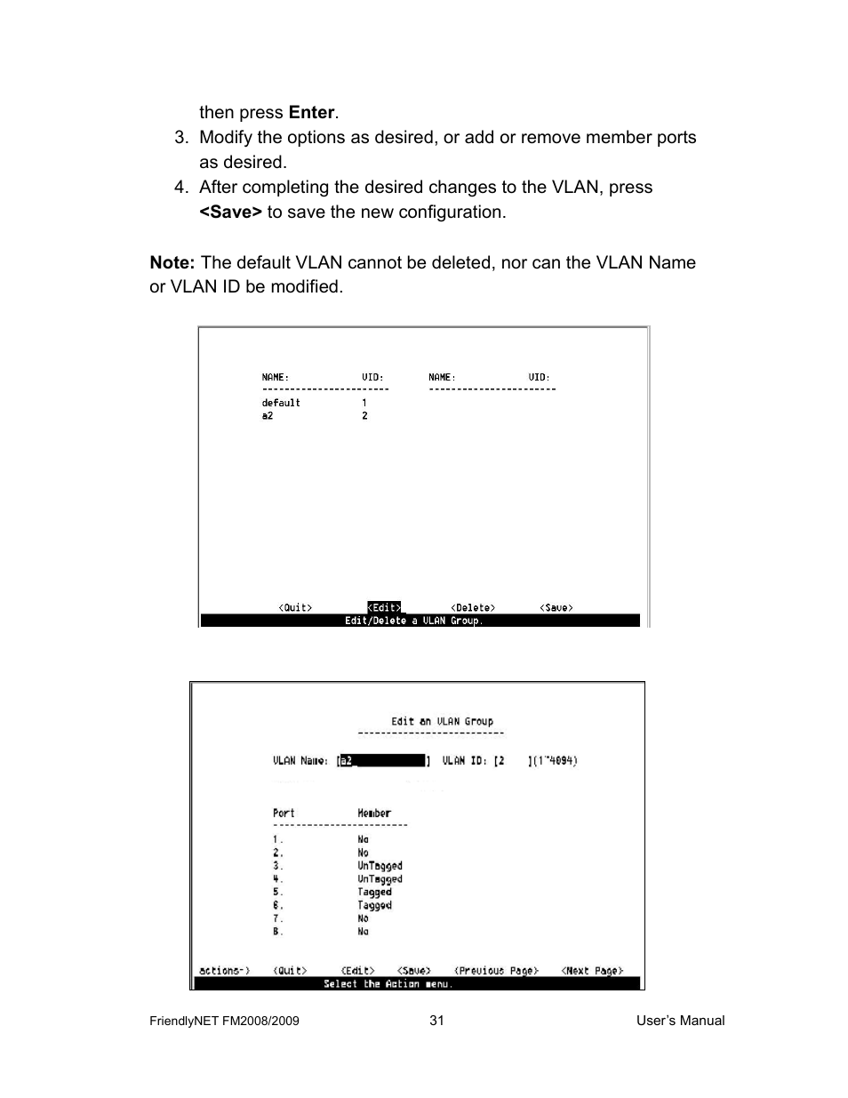 Asante Technologies FM2008/2009 User Manual | Page 31 / 86