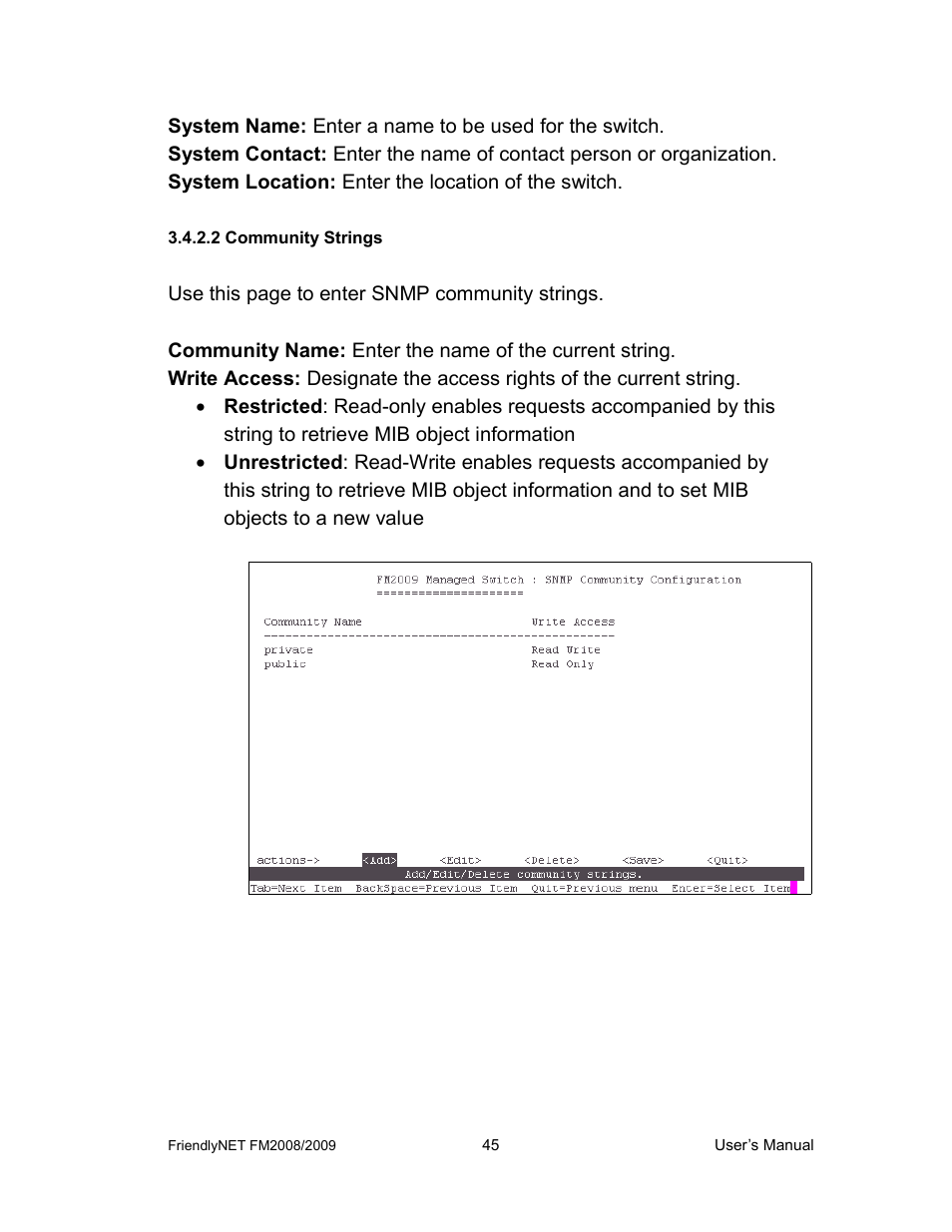 Asante Technologies FM2008/2009 User Manual | Page 45 / 86