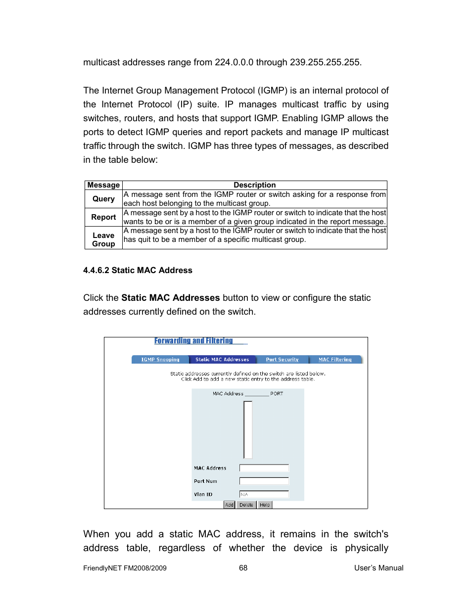 Asante Technologies FM2008/2009 User Manual | Page 68 / 86