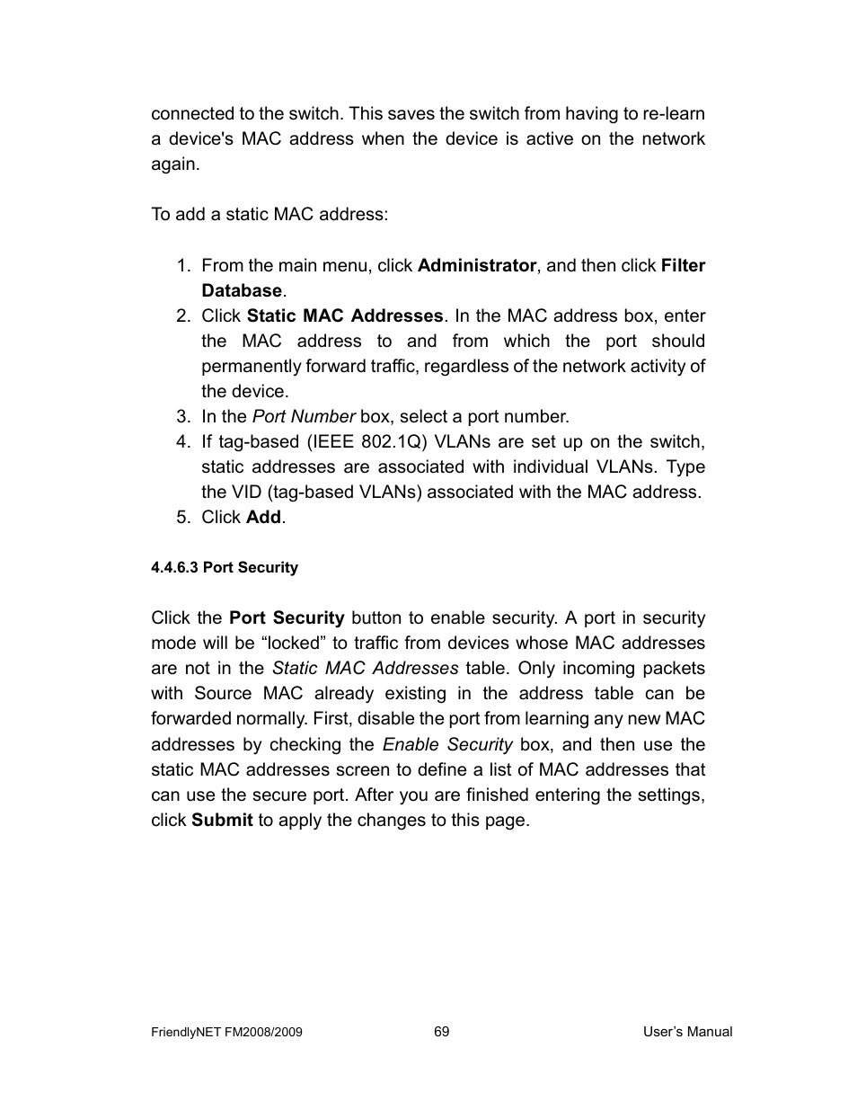 Asante Technologies FM2008/2009 User Manual | Page 69 / 86